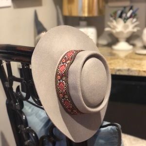 Marcus Adler ribbon trimmed ranch hat